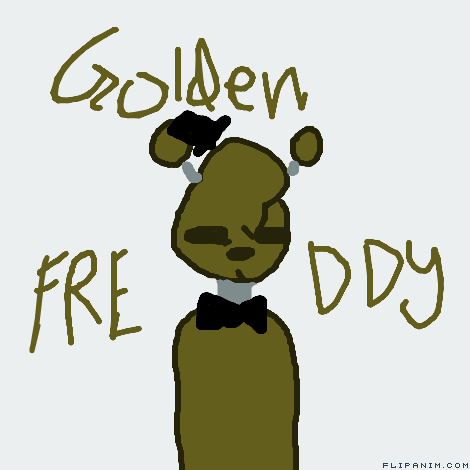golden freddy gif