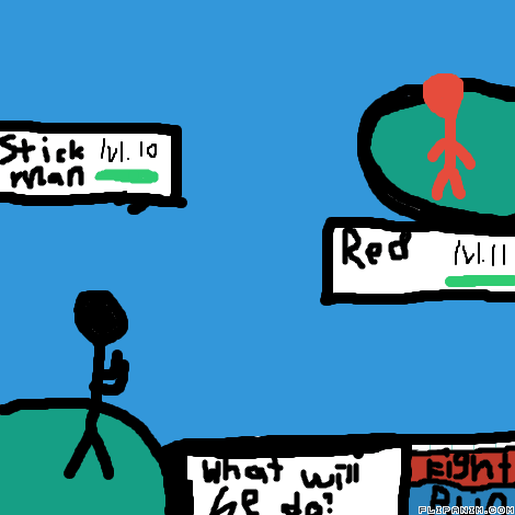 Red Stickman's Ability - FlipAnim