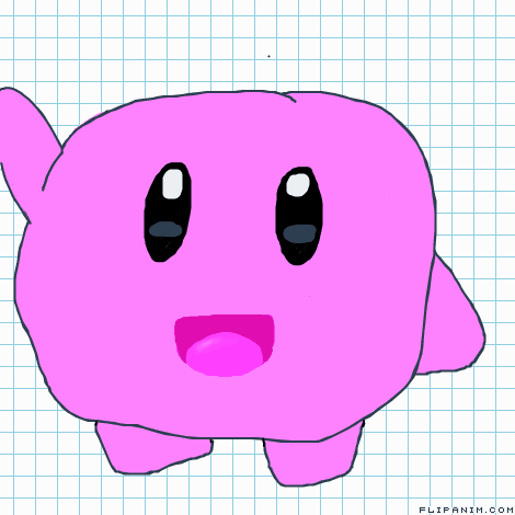 Kirby is sad. RIP waddle Dee - FlipAnim