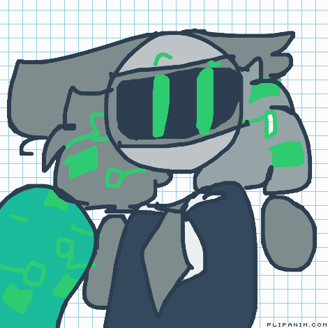 O look it’s a new oc(glitch - FlipAnim