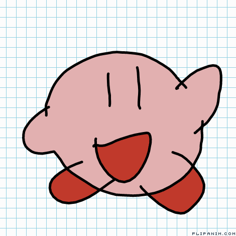 Kirby is Sad. RIP Waddle Dee - FlipAnim
